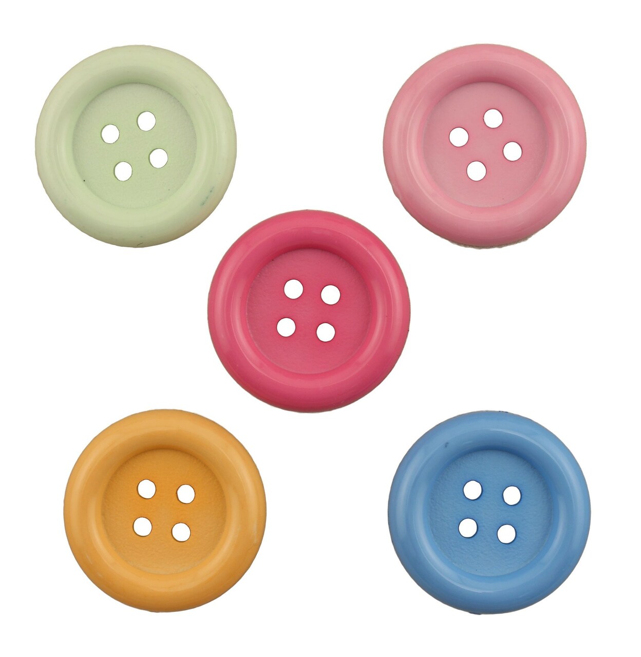Buttons Galore and More Big 'Ol Craft & Sewing Buttons - Botanical - 15 Buttons